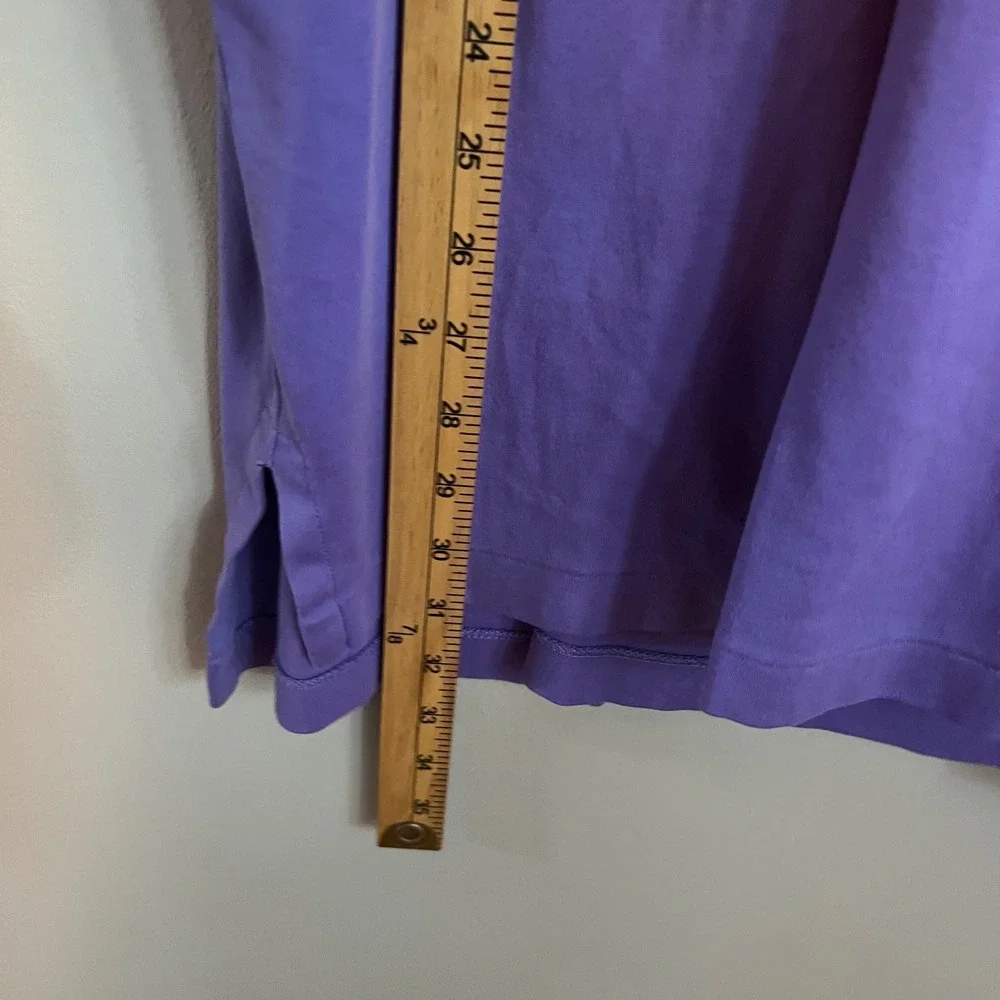 Polo Ralph Lauren Mens XLT Purple Violet Pima Soft Cotton Polo Flesh Pony